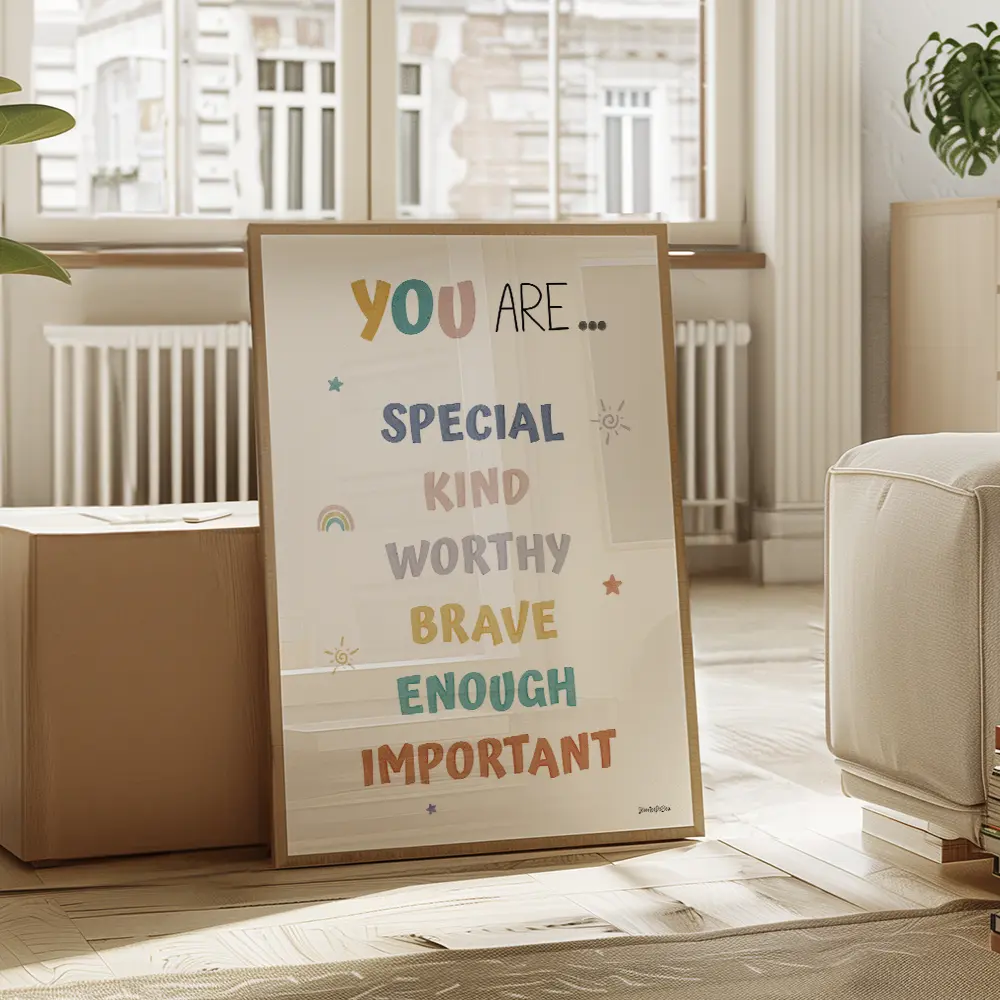 Liste d'affirmation positives colorées