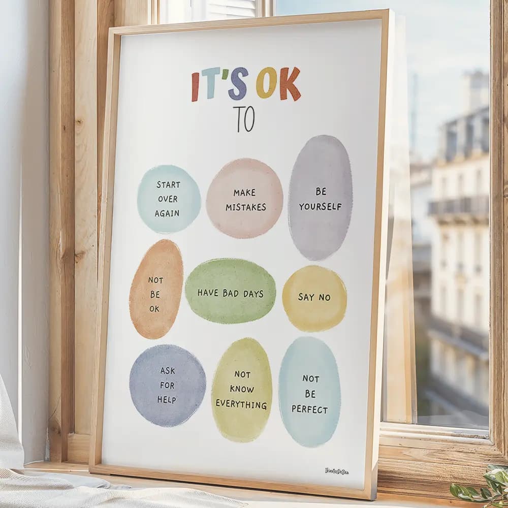 Infographie en anglais composée de 6 ovales irréguliers dessinés au crayon avec une liste de messages 