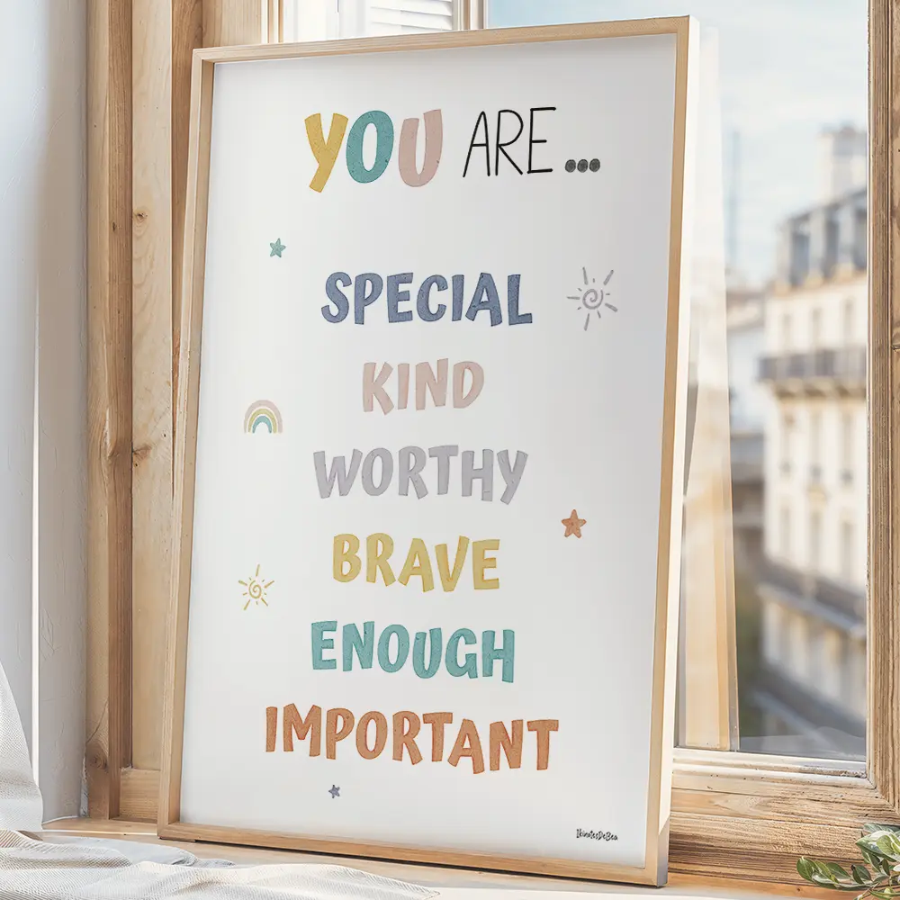 Liste d'affirmation positives colorées