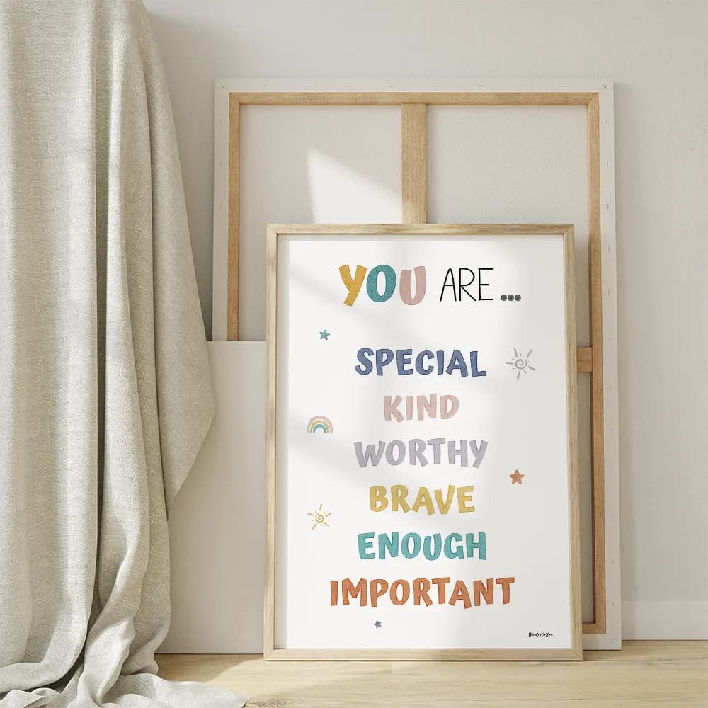 Liste d'affirmation positives colorées