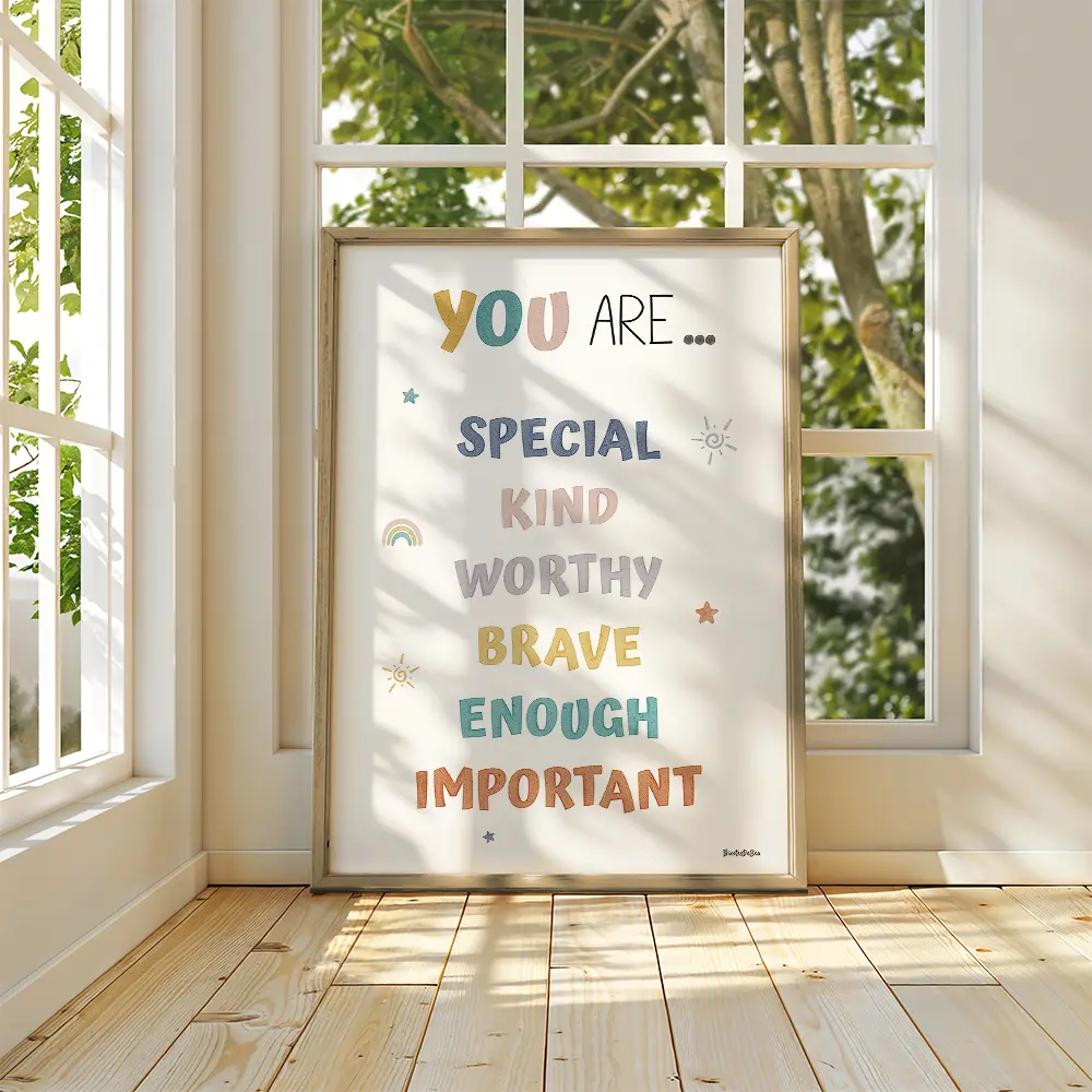 Liste d'affirmation positives colorées