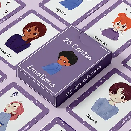 Jeu carte 25 emotions Jeu carte 25 emotions