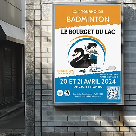 Poster badminton Poster badminton