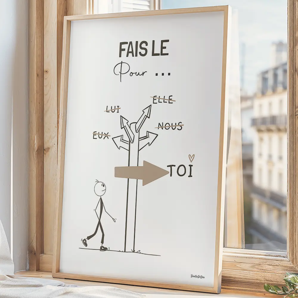 Affiche motivation santé mentale français, Art mural de psychologie, Décor bureau thérapeute, conseiller scolaire, téléchargement numérique